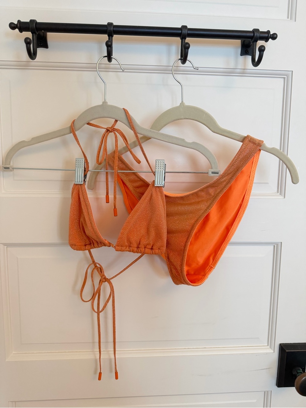 Triangl orange sparkle bikini